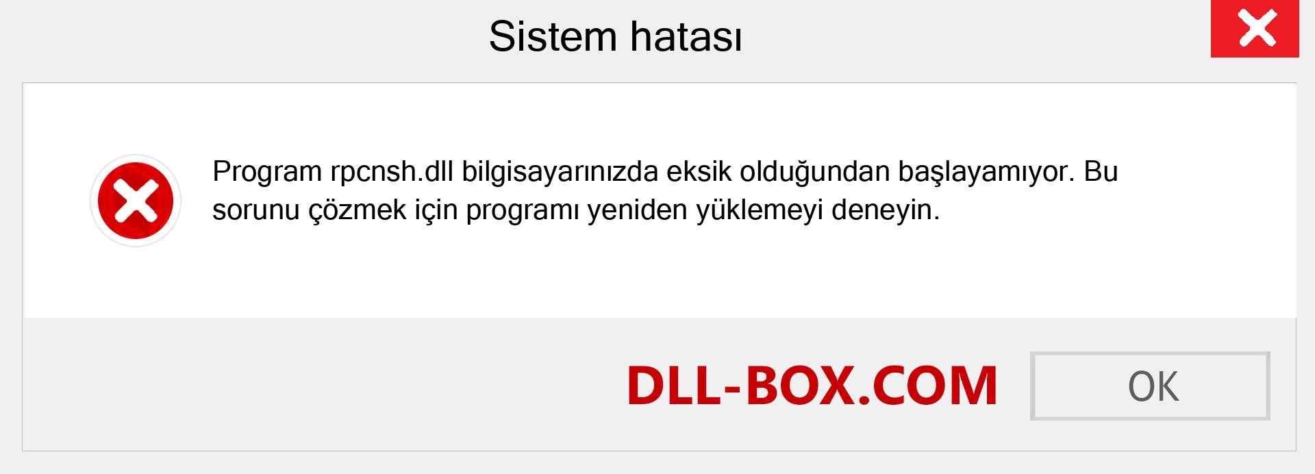 rpcnsh.dll dosyası eksik mi? Windows 7, 8, 10 için İndirin - Windows'ta rpcnsh dll Eksik Hatasını Düzeltin, fotoğraflar, resimler